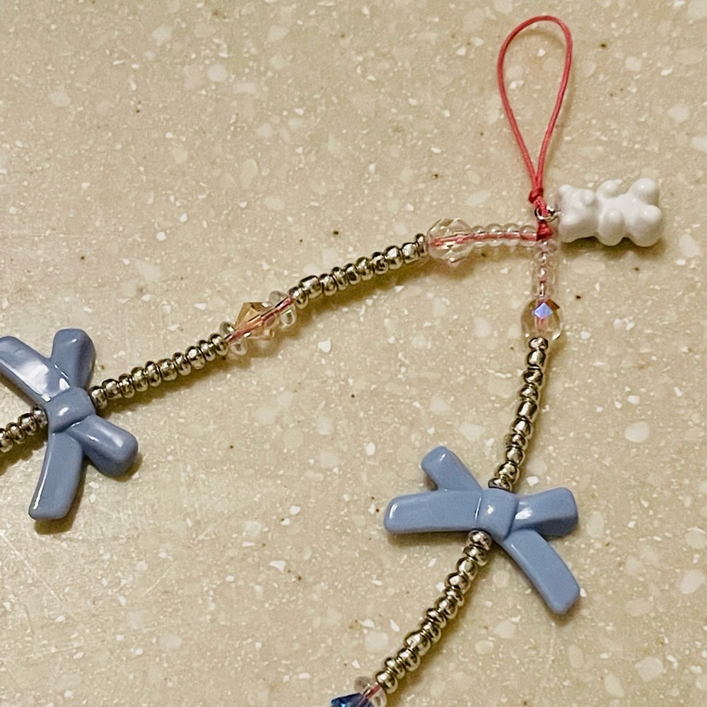 Phone String!! Blue & Silver! 🥶💎 - Picture 3 of 7